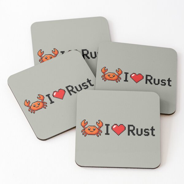 Item preview, I love Rust designed and sold by Ctrl+Alt+Store.