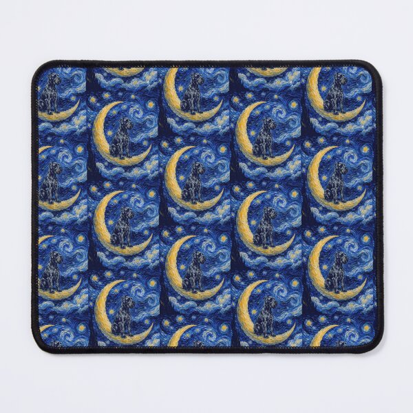 Item preview, Funny Standard Schnauzer Starry Night Painting Cute Moon Stars Mom Dad Kids designed and sold by FurryHavenPH.