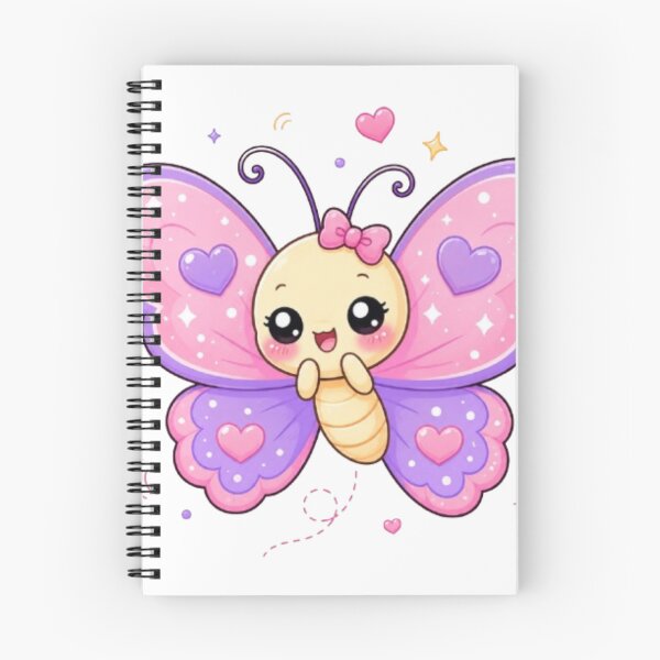 Item preview, Cute Kawaii Butterfly Sticker | Adorable Pink Purple Butterfly | Cute Aesthetic Sticker | Butterfly Lover Gift designed and sold by Vegasstickers.