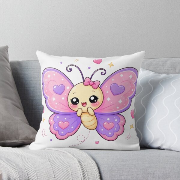 Item preview, Cute Kawaii Butterfly Sticker | Adorable Pink Purple Butterfly | Cute Aesthetic Sticker | Butterfly Lover Gift designed and sold by Vegasstickers.