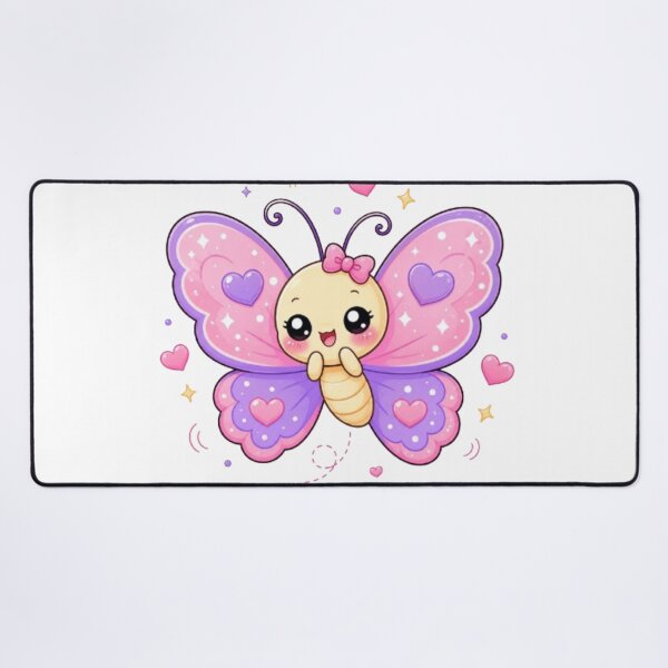 Item preview, Cute Kawaii Butterfly Sticker | Adorable Pink Purple Butterfly | Cute Aesthetic Sticker | Butterfly Lover Gift designed and sold by Vegasstickers.