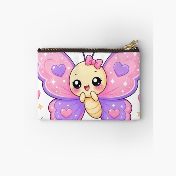 Item preview, Cute Kawaii Butterfly Sticker | Adorable Pink Purple Butterfly | Cute Aesthetic Sticker | Butterfly Lover Gift designed and sold by Vegasstickers.