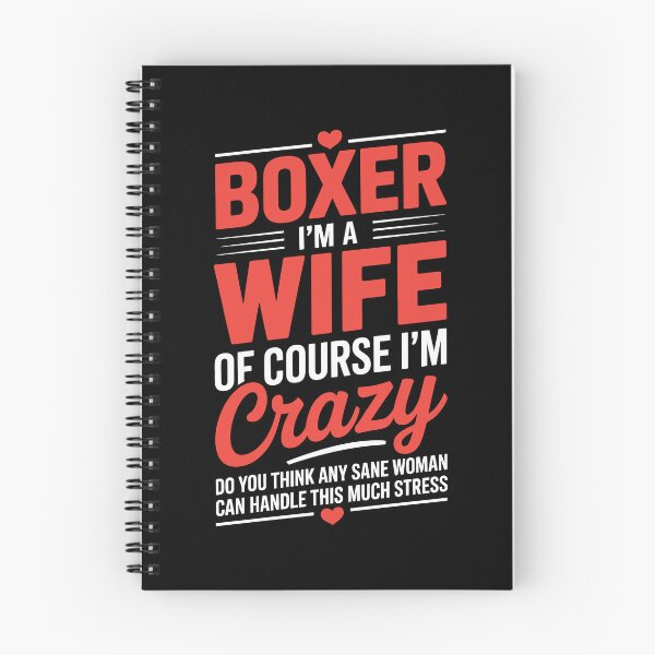 Item preview, BOXER – I’M A WIFE – OF COURSE I’M CRAZY – DO YOU THINK ANY SANE WOMAN CAN HANDLE THIS MUCH STRESS designed and sold by jkrphoto.