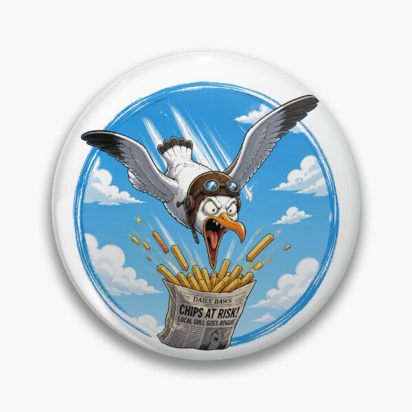 Item preview, Seagull and chips designed and sold by Talpha.