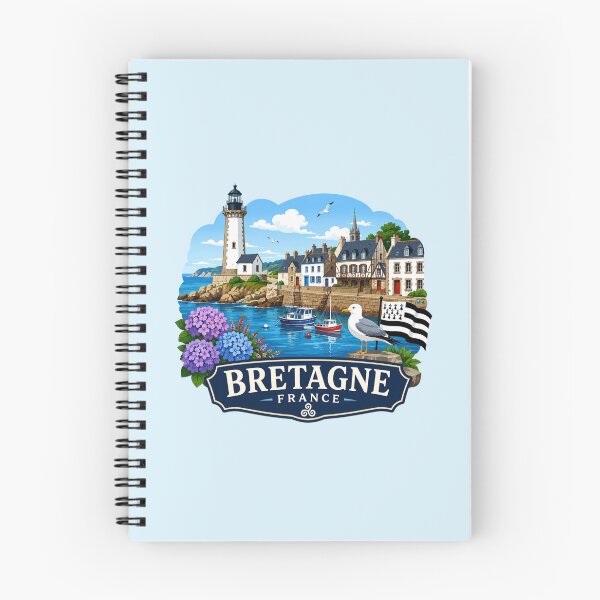 Item preview, Bretagne, France - Brittany Coastal Lighthouse Scene designed and sold by Myra365Art.
