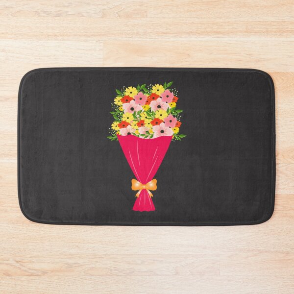 Item preview, Vibrant Floral Bouquet in Pink Wrapping designed and sold by manojbalan1968.