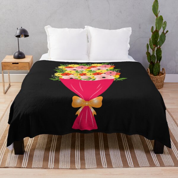 Item preview, Vibrant Floral Bouquet in Pink Wrapping designed and sold by manojbalan1968.