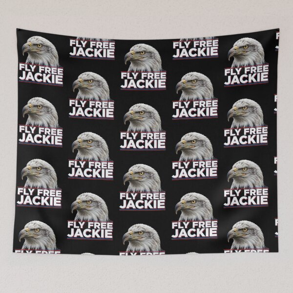 Item preview, Fly Free Jackie Big Bear Eagle Tribute Jackie Memorial designed and sold by Redgiant87x.
