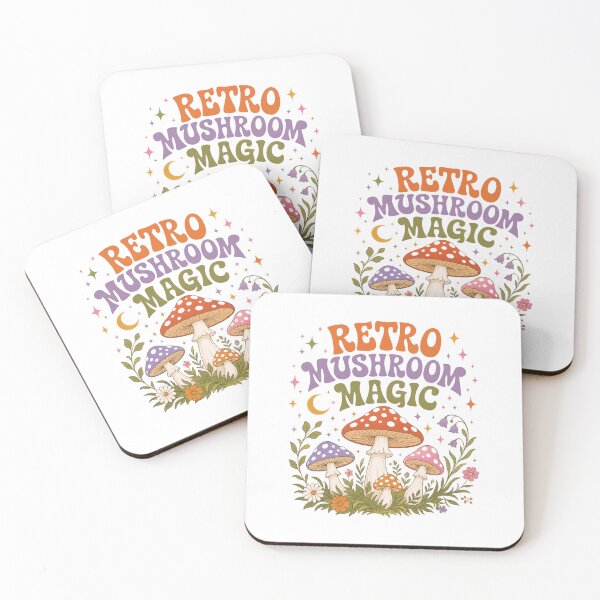 Item preview, Retro Mushroom Magic – Vintage Psychedelic Art – Cottagecore Aesthetic Tee designed and sold by bobscraze.