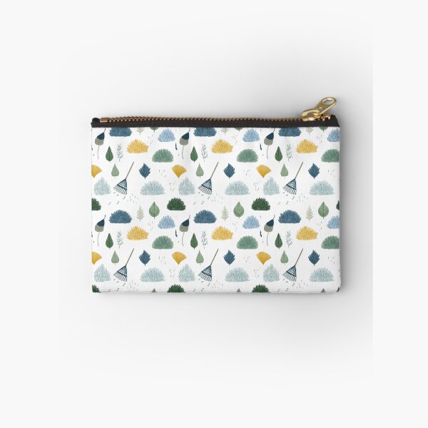 Item preview, Soft Pastel Fall Foliage & Rake Print designed and sold by TJ Art and Camera.