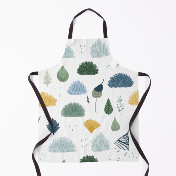 Item preview, Soft Pastel Fall Foliage & Rake Print designed and sold by TJ Art and Camera.