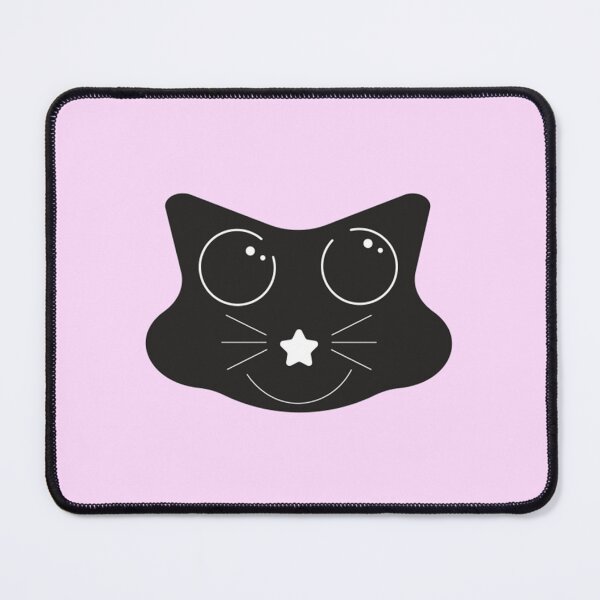 Item preview, Copy of black cat small face boba chibi cute rounded whimsical twee design #10 designed and sold by Kyna Arts.