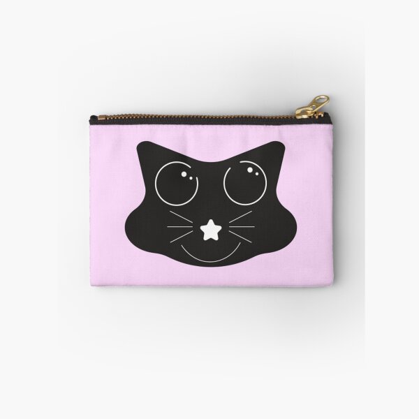 Item preview, Copy of black cat small face boba chibi cute rounded whimsical twee design #10 designed and sold by Kyna Arts.