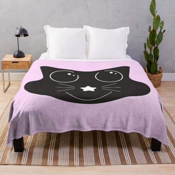 Item preview, Copy of black cat small face boba chibi cute rounded whimsical twee design #10 designed and sold by Kyna Arts.