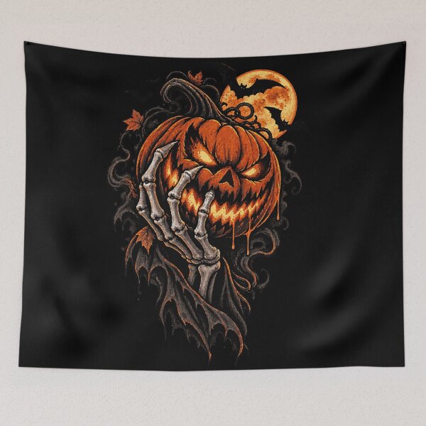 Item preview, Scary Jack O Lantern Skeleton Hand Halloween designed and sold by Sunday.Supply.