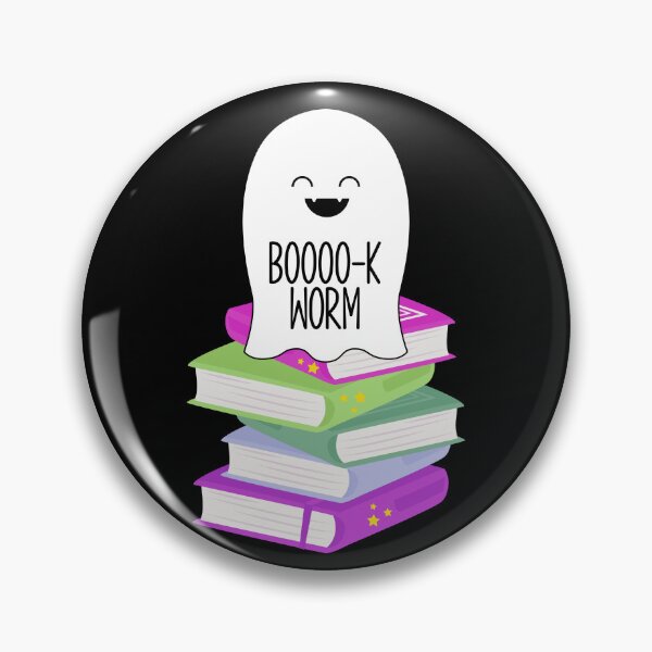 Item preview, Ghost Bookworm designed and sold by AmyDesignsCo.