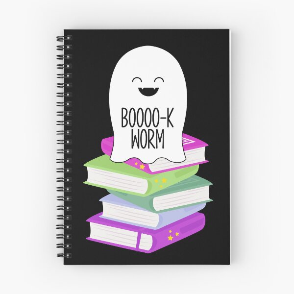 Item preview, Ghost Bookworm designed and sold by AmyDesignsCo.