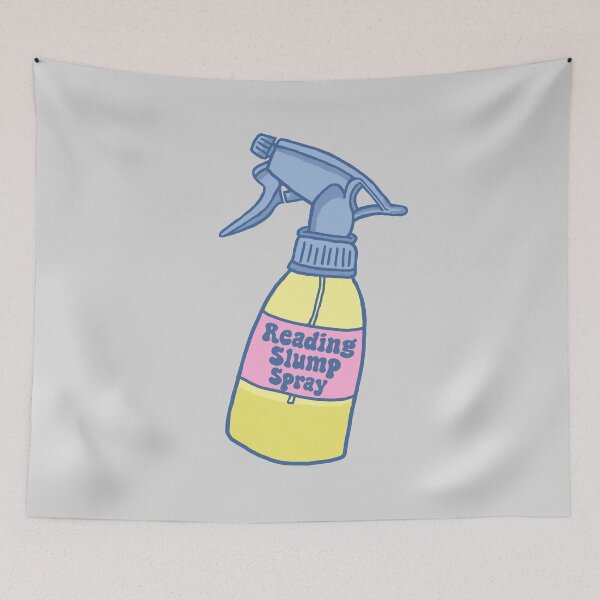 Item preview, Reading Slump Spray Book Reading Attribute designed and sold by CamilasPrints.