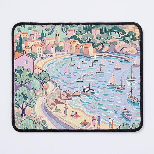Item preview, Pastel Coastal Beach Illustration designed and sold by ArtworkNorth.