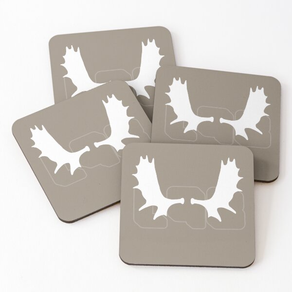 Item preview, Moose Antlers Silhouette Outdoor Wilderness Art designed and sold by L98-Studio.