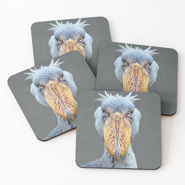 Item preview, Shoebill Stork Close-up Portrait designed and sold by Savannah Gibbs.