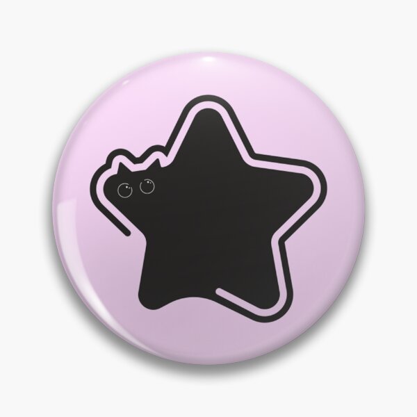 Item preview, black cat star boba chibi cute rounded whimsical twee design #11 designed and sold by Kyna Arts.
