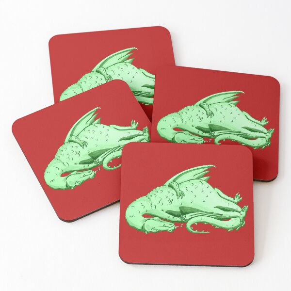 Item preview, Green Sleeping Dragon designed and sold by blacksnowcomics.
