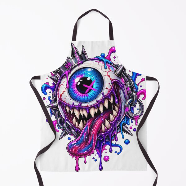 Item preview, Neon Monster Eyeball Streetwear designed and sold by VYBORA Studio.