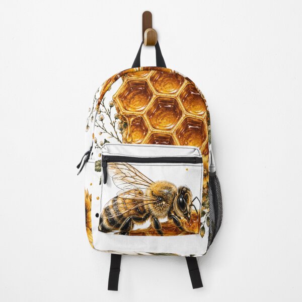 Item preview, HoneyBee HoneyComb with Flowers designed and sold by Her2Harmony.