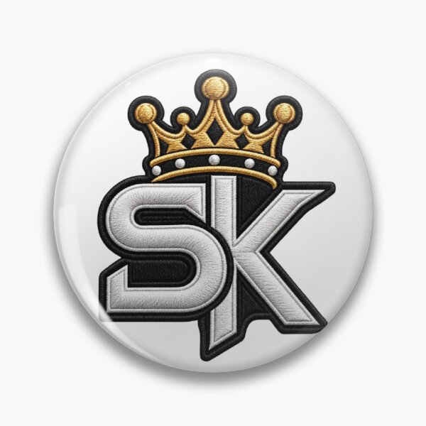 Item preview, SK Crown Monogram – Luxury Streetwear Logo designed and sold by NeonSketch Lab.