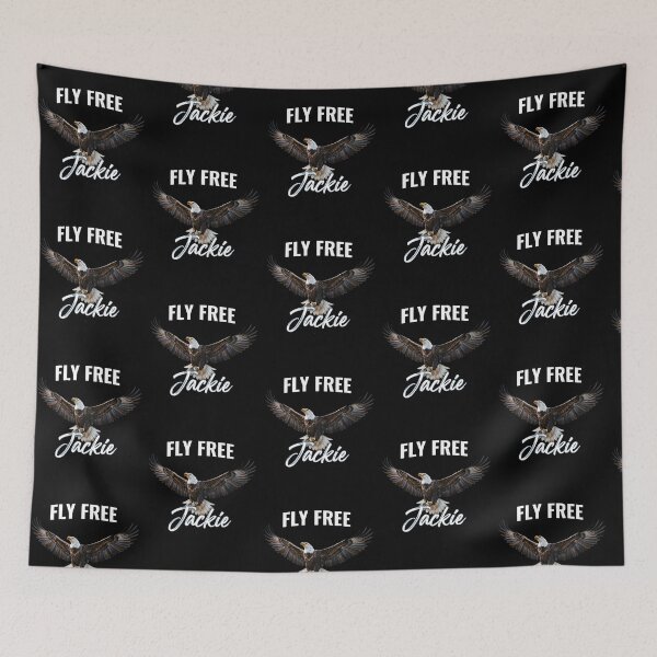 Item preview, Fly Free Jackie Big Bear Eagle Tribute Eagle Memorial designed and sold by Redgiant87x.