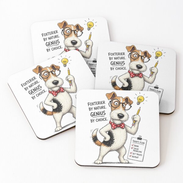 Item preview, Fox Terrier Genius designed and sold by Talpha.