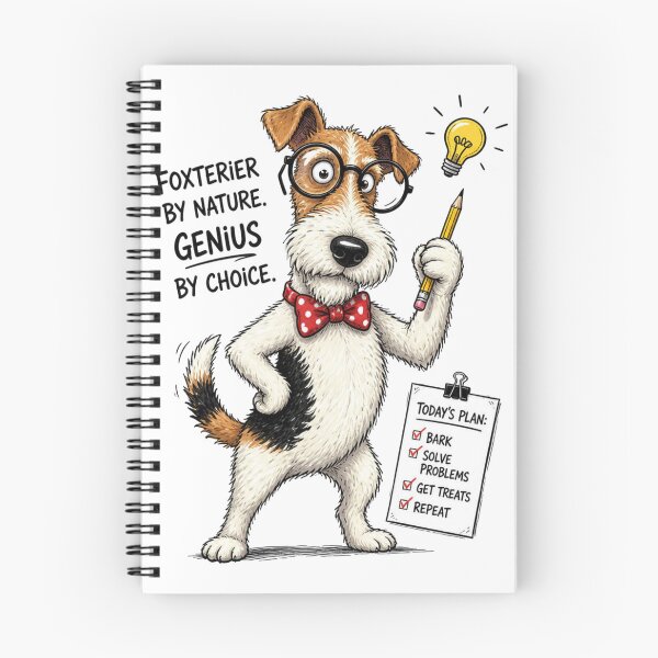 Item preview, Fox Terrier Genius designed and sold by Talpha.