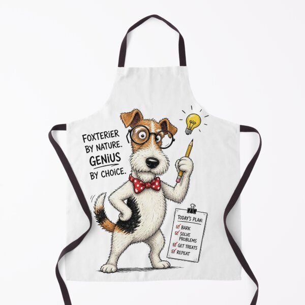 Item preview, Fox Terrier Genius designed and sold by Talpha.