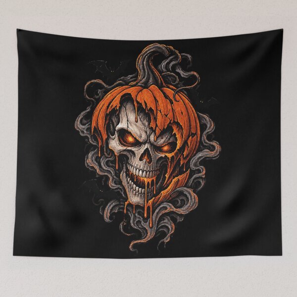 Item preview, Scary Pumpkin Skull Halloween Horror designed and sold by Sunday.Supply.