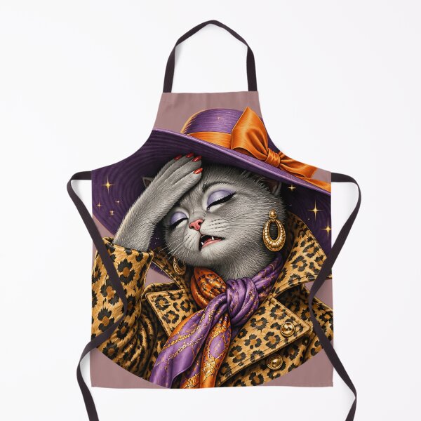 Item preview, Too glamorous to work (cat) designed and sold by design-rebell.