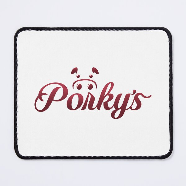 Item preview, Porky's Restaurant Pig Snout Cursive Logo designed and sold by dmejpl.