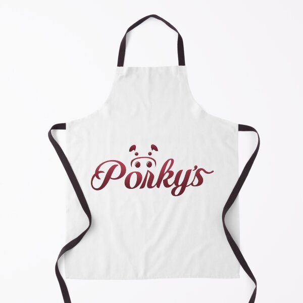 Item preview, Porky's Restaurant Pig Snout Cursive Logo designed and sold by dmejpl.
