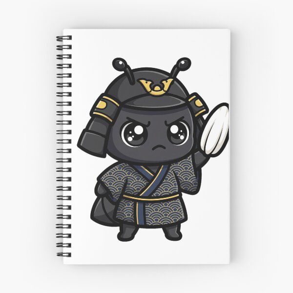 Item preview, Samurai Ant - Kawaii Oriental Ant Warrior in Kimono with Rice Katana designed and sold by PrettyCrypt.