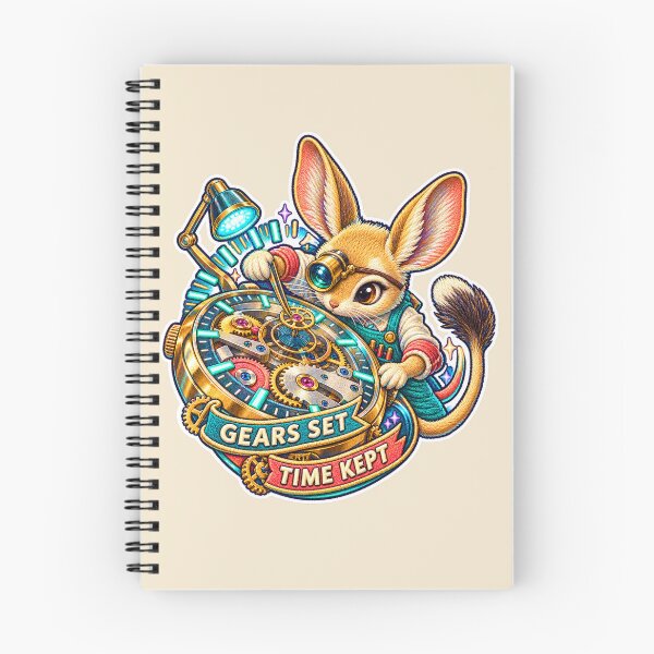 Item preview, Labor Day Jerboa Watchmaker – Gears Set Time Kept designed and sold by Jaani-T.