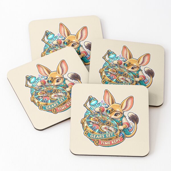 Item preview, Labor Day Jerboa Watchmaker – Gears Set Time Kept designed and sold by Jaani-T.