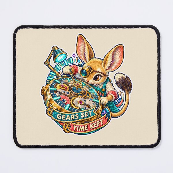 Item preview, Labor Day Jerboa Watchmaker – Gears Set Time Kept designed and sold by Jaani-T.