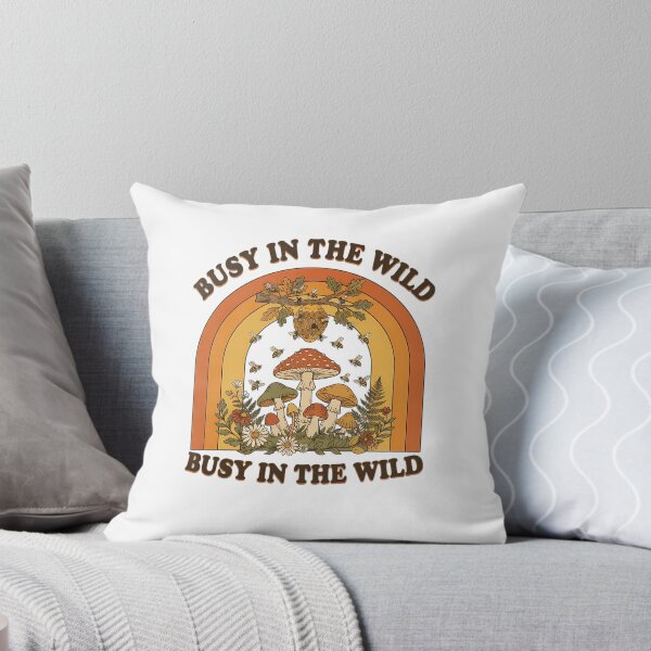 Item preview, Woodland Mushrooms And Bees Botanical Nature Art designed and sold by SHOP-Corner.