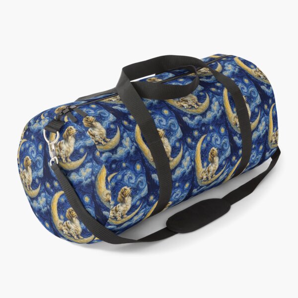 Item preview, Funny Piebald Dachshund Starry Night Painting Cute Moon Stars Mom Dad Kids designed and sold by FurryHavenPH.