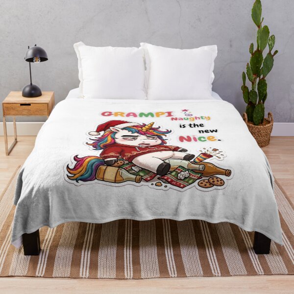 Item preview, Funny Drunk Christmas Unicorn Hangover Grampi Sarcastic Naughty is New Nice Design designed and sold by Sitred123.