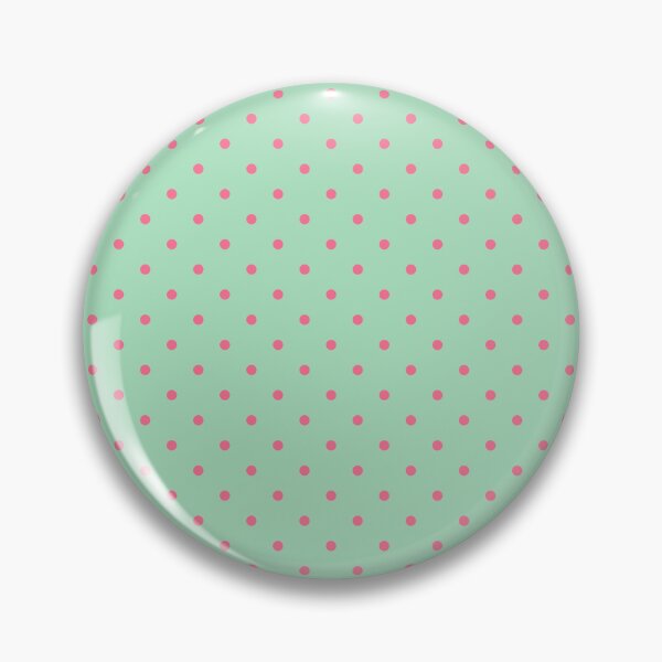 Item preview, Watermelon pink and mint polka dot designed and sold by RishabhArts1.