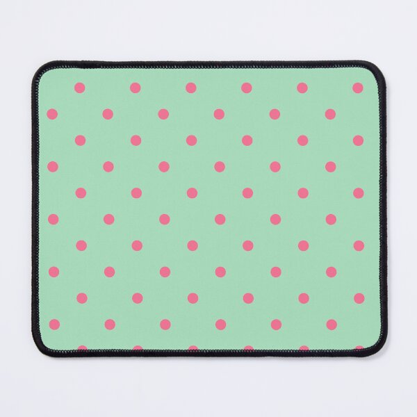 Item preview, Watermelon pink and mint polka dot designed and sold by RishabhArts1.