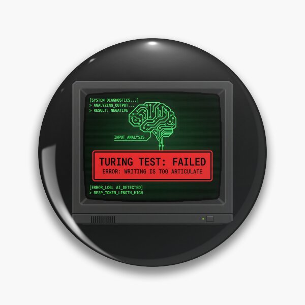 Item preview, Turing Test Failed - Developer IT Humor Computer Science designed and sold by SplashTastic.