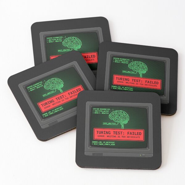 Item preview, Turing Test Failed - Developer IT Humor Computer Science designed and sold by SplashTastic.