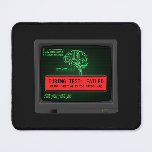 Item preview, Turing Test Failed - Developer IT Humor Computer Science designed and sold by SplashTastic.